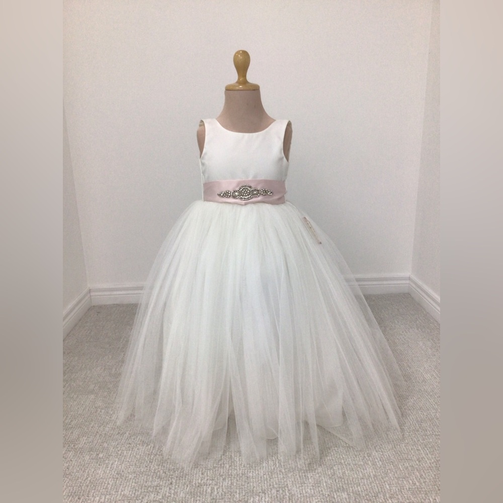 Elegant Flower Girl Dress - Rosebud 5123